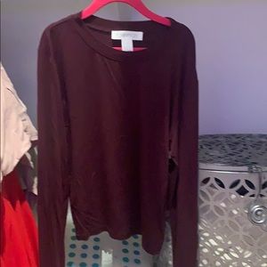 soft long sleeve crop top